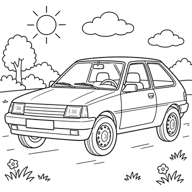 ZAZ-1102 Tavria 1987–2011 Ausmalbild