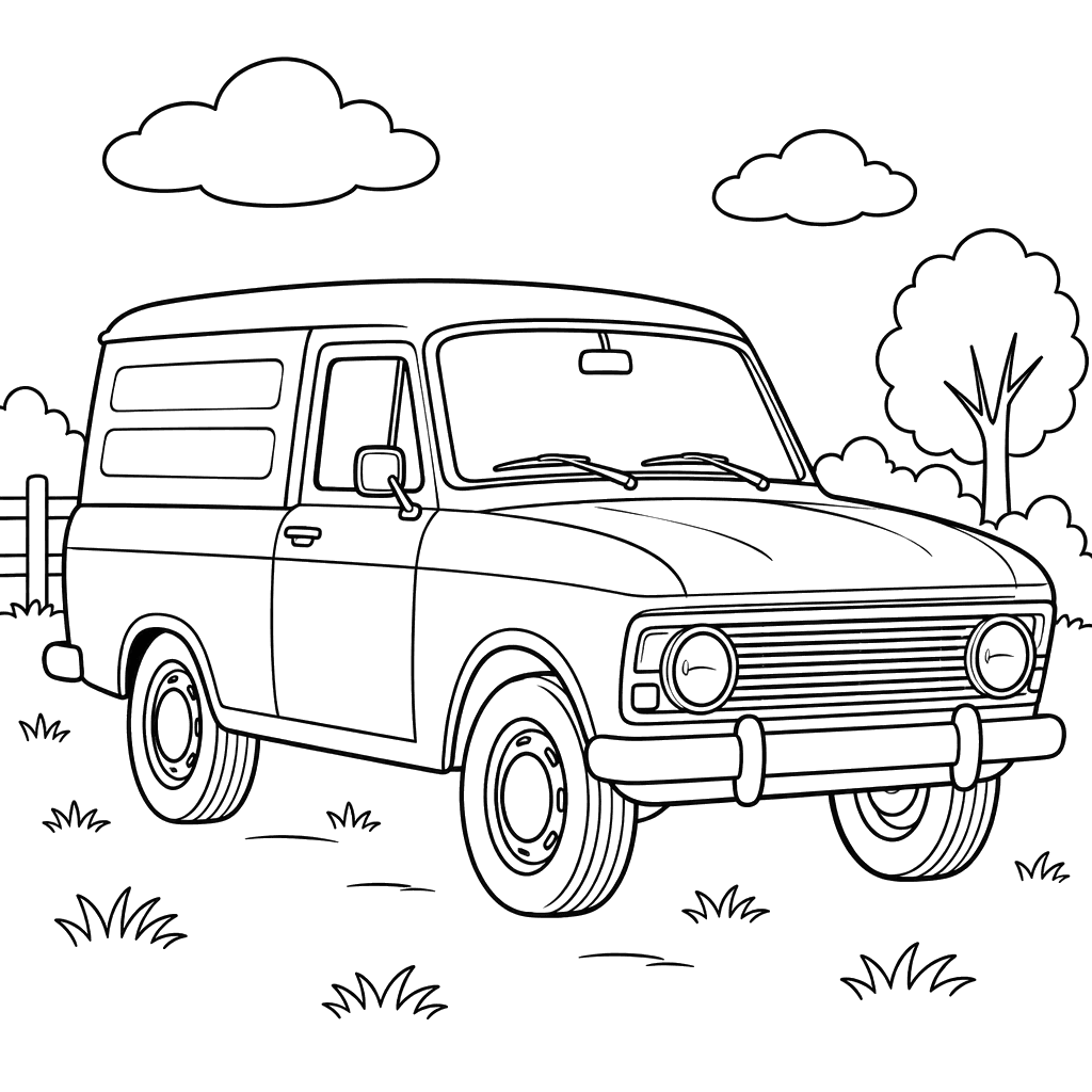 IZh-2715 (1972–1997) Ausmalbild