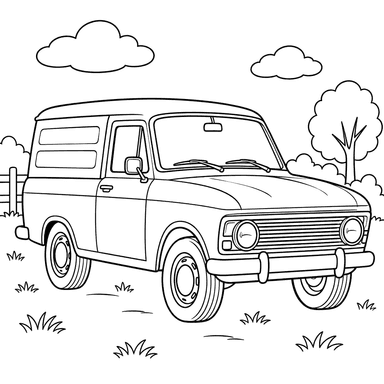 IZh-2715 (1972–1997) Ausmalbild