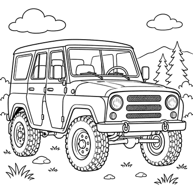 UAZ-3153 (1997–2004) Off-Road Vehicle