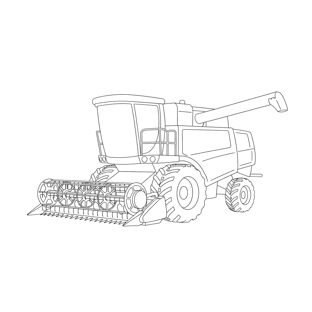 Máquinas agrícolas para colorir