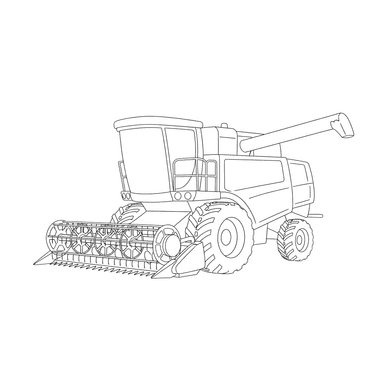 Coloriage Machines Agricoles