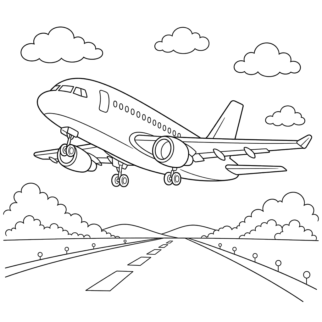 Avión despegando