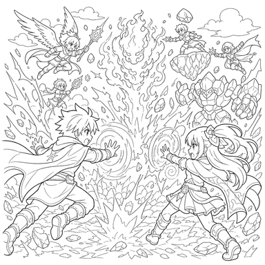 Batalla de Energía Anime