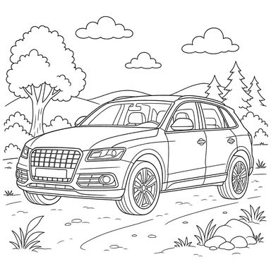 Coloriage Audi Q5