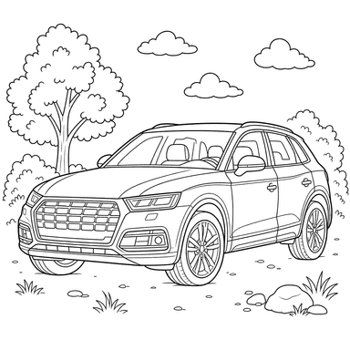 Coloriage Audi Q5