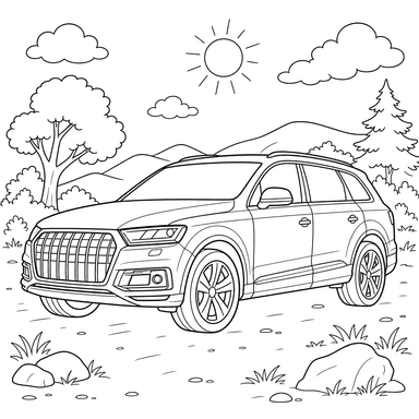 Coloriage Audi Q7