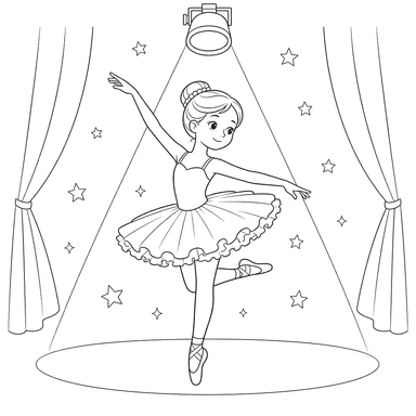 Ballerina in the Spotlight