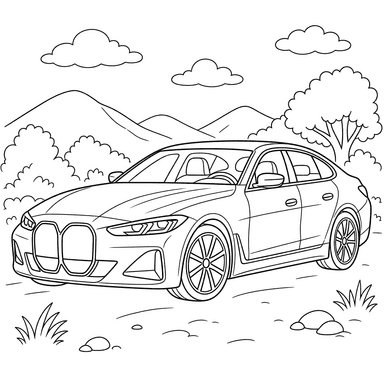 Voiture électrique BMW i4