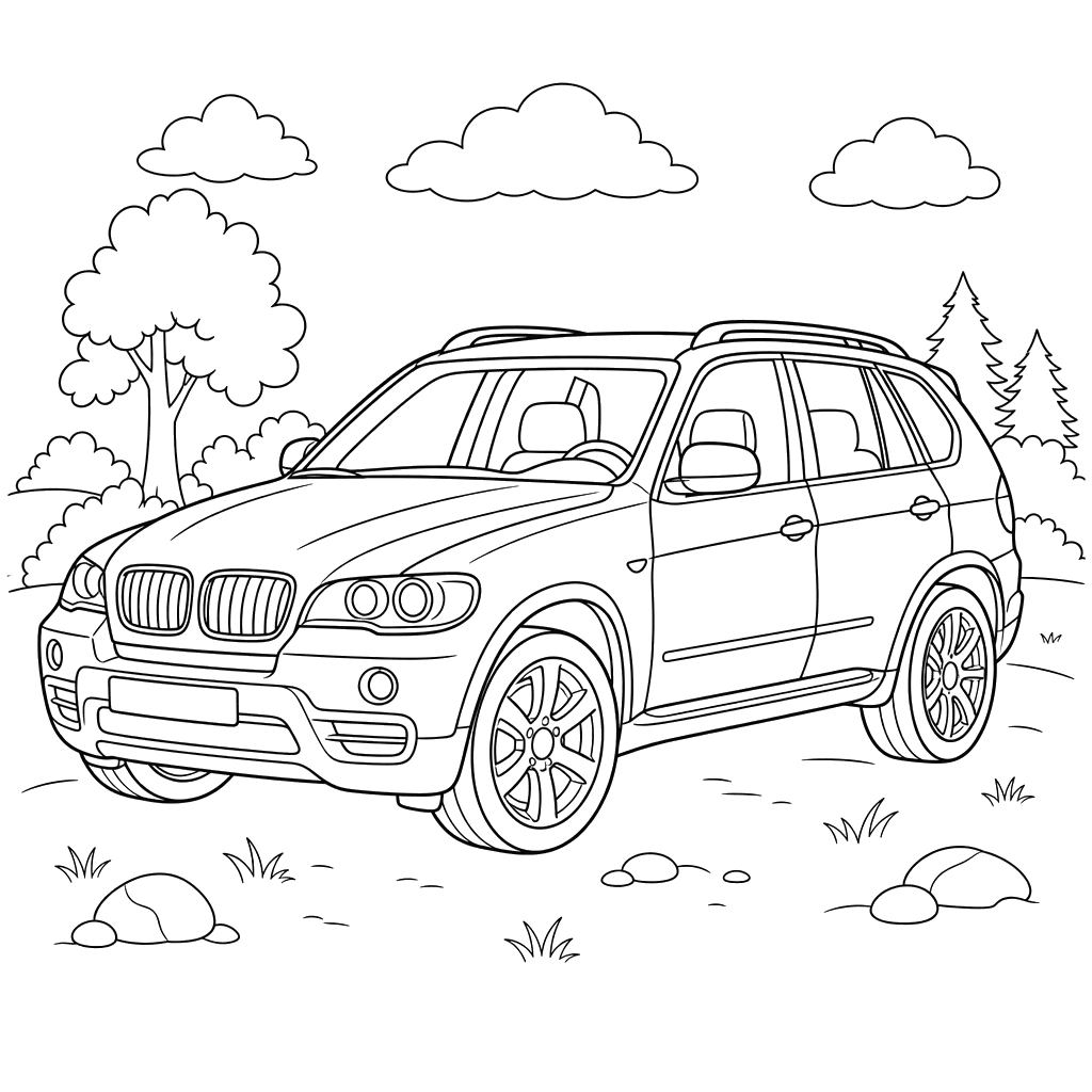 Desenho para colorir do BMW X3