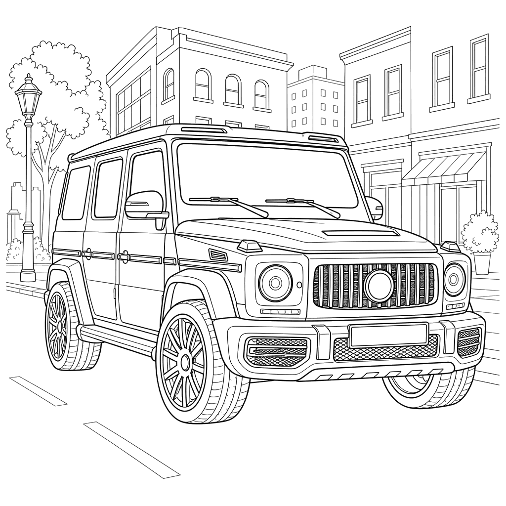 Brabus SUV on a City Street