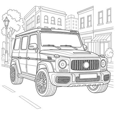 Brabus SUV on a City Street