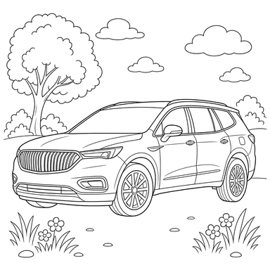 Coloriage Buick Enclave