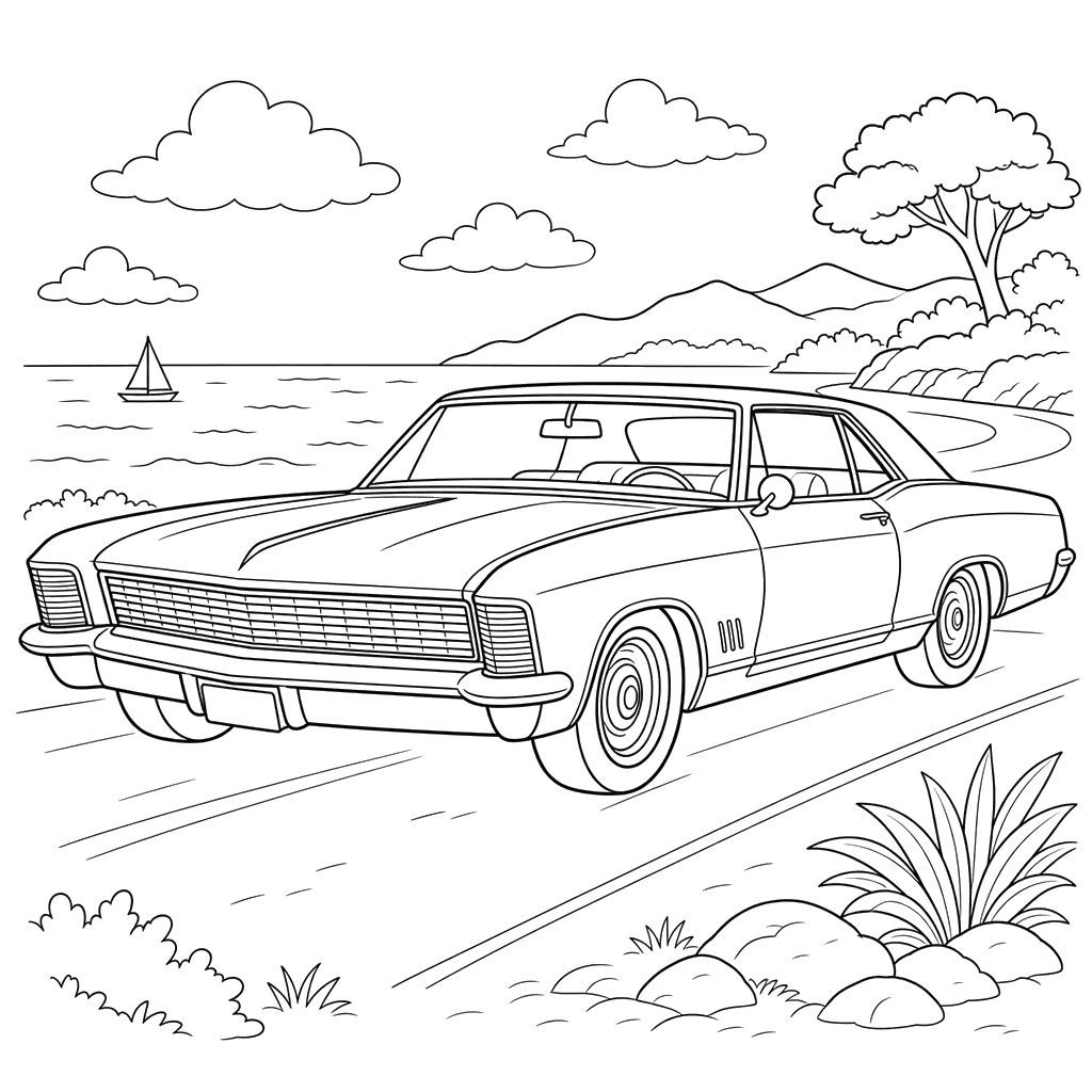 Coloriage Buick Riviera