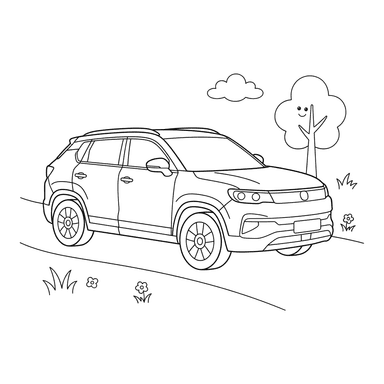 Раскраска Changan CS55 Plus