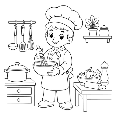 Chef in the Kitchen