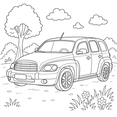 Раскраска Шевроле HHR
