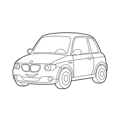 Coloage Voiture BMW pour Enfants