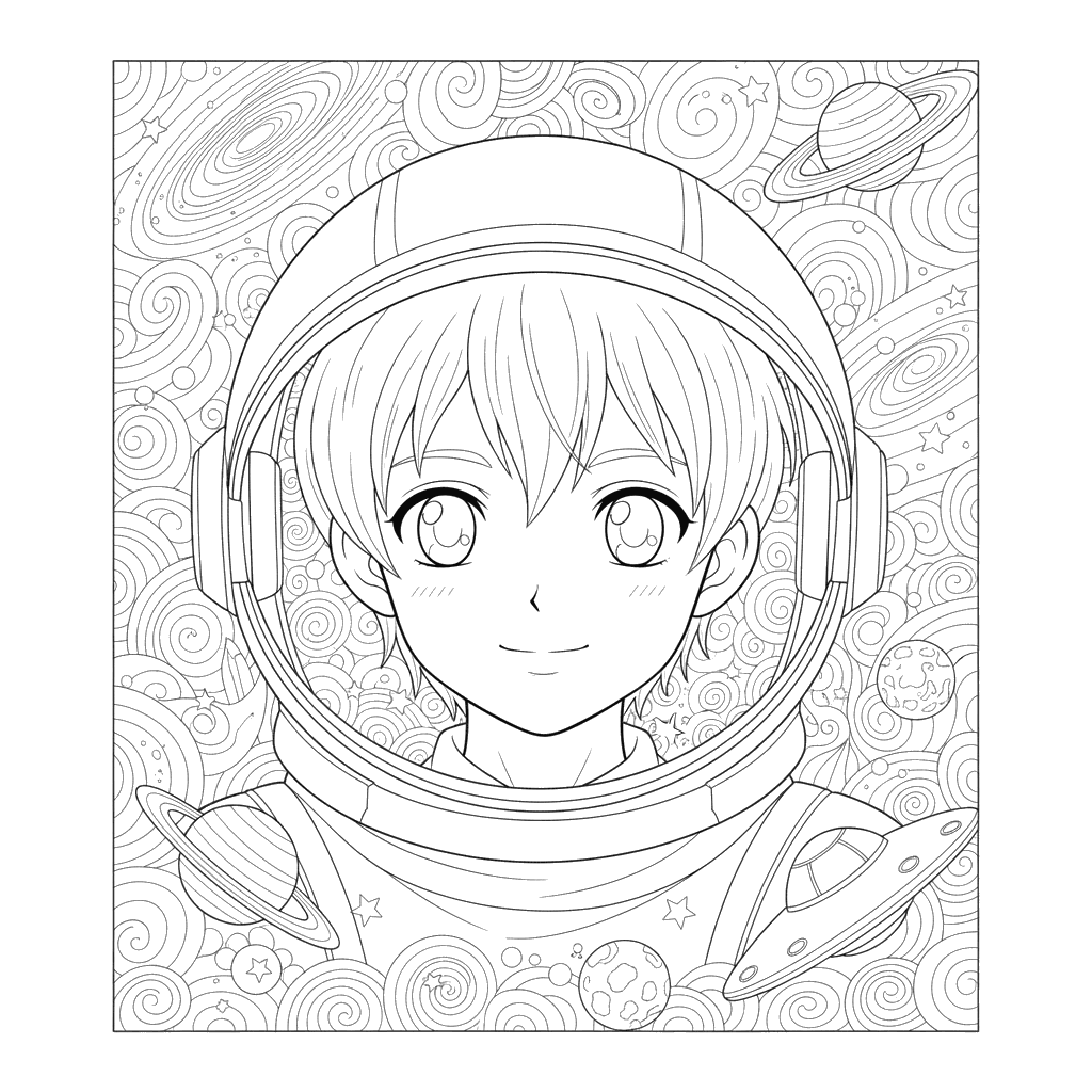 Cara de astronauta en casco