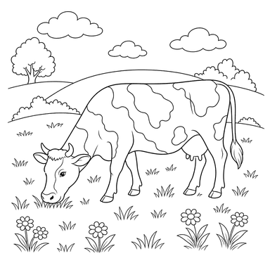 Vache dans le Pré