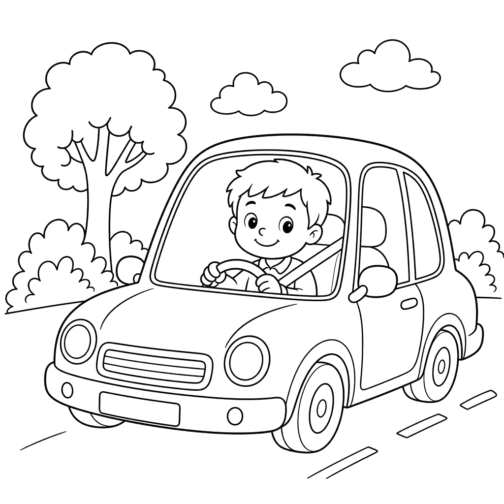 Motorista feliz