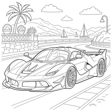 Supercarro Ferrari FXX-K