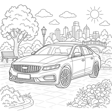 Moderne Limousine Geely Xingrui