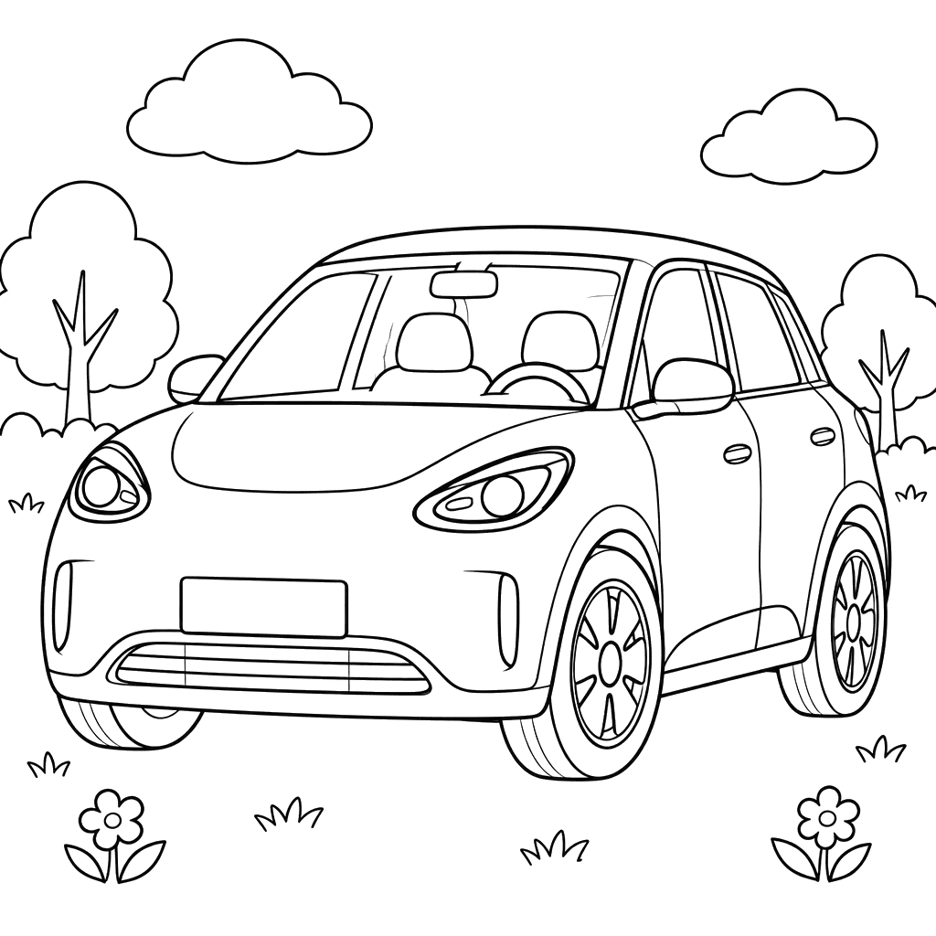 Desenho para colorir Geely Xingyuan