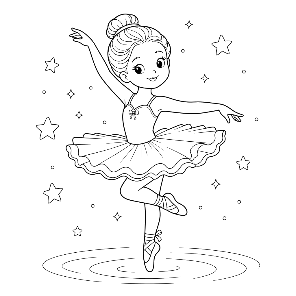 Bailarina dançando