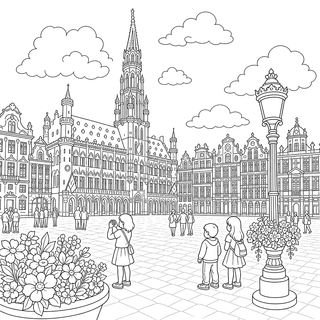 La Grand-Place de Bélgica