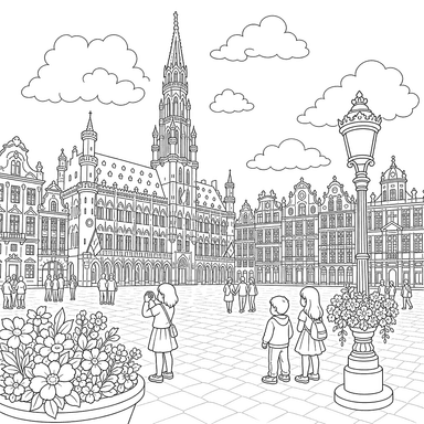 La Grand-Place de Bélgica