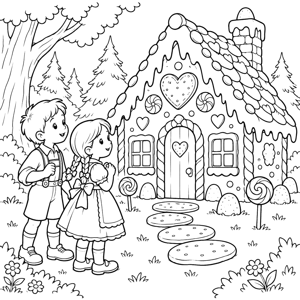 João e Maria na casa de doces