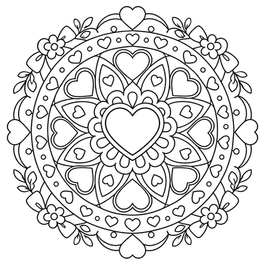 Heart Mandala