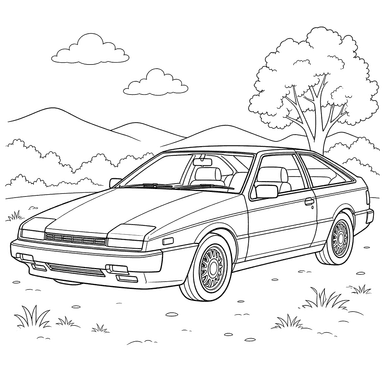 Isuzu Piazza Ausmalbild