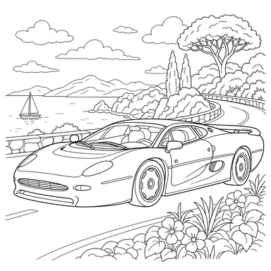 Jaguar XJ220 Rennwagen