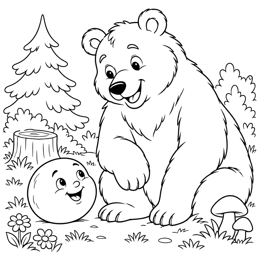 Kolobok et l'ours