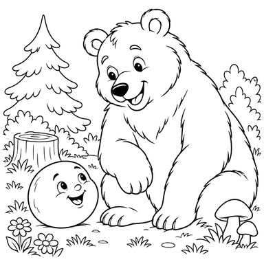 Kolobok et l'ours