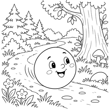 Kolobok im Wald