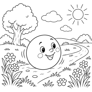 Le Petit Pain Rond sur la prairie