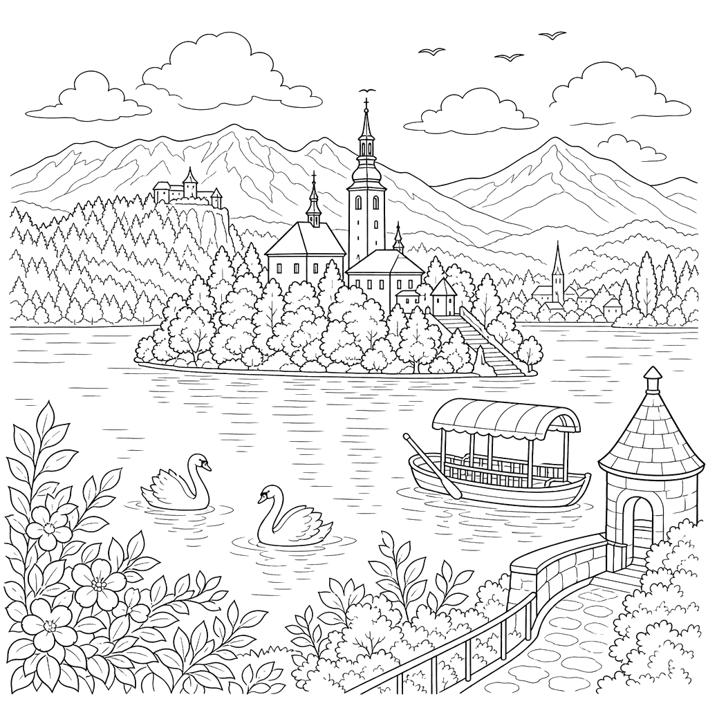 Lake Bled in Slovenia
