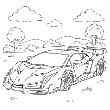 Supercarro Lamborghini Veneno