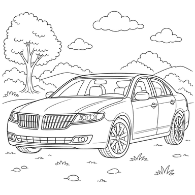 Coloriage Lincoln MKZ