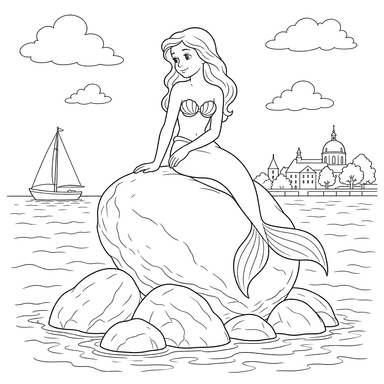 Little Mermaid Statue
