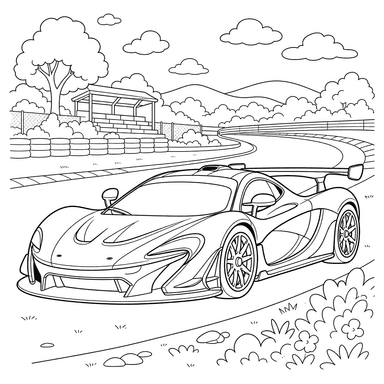 Supercarro McLaren P1 GTR