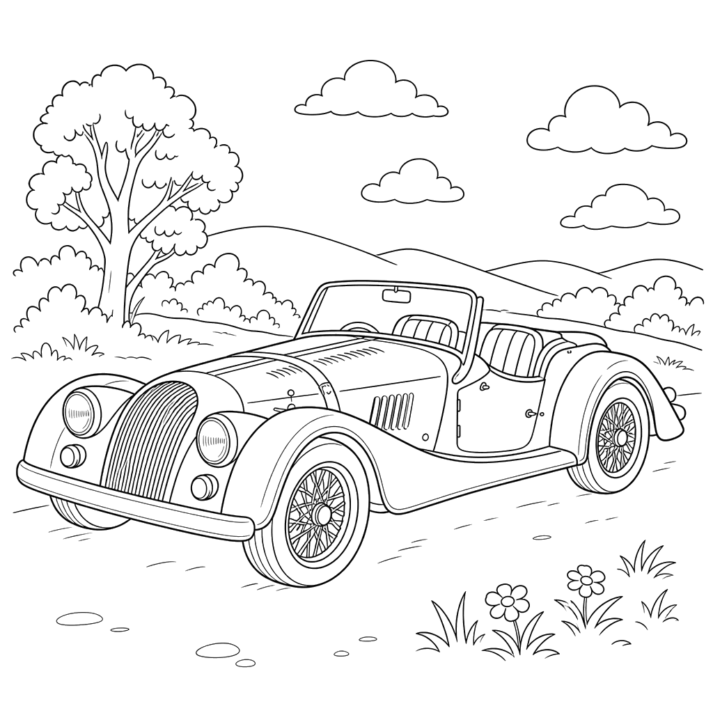 Coloriage Morgan Plus 8