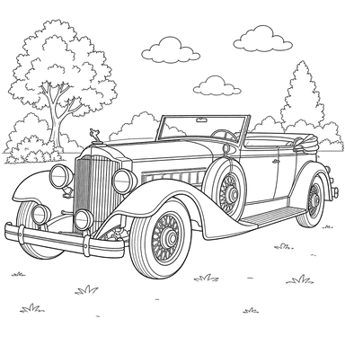 Voiture classique Packard Twelve