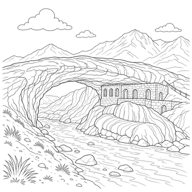 Natürliche Brücke Puente del Inca