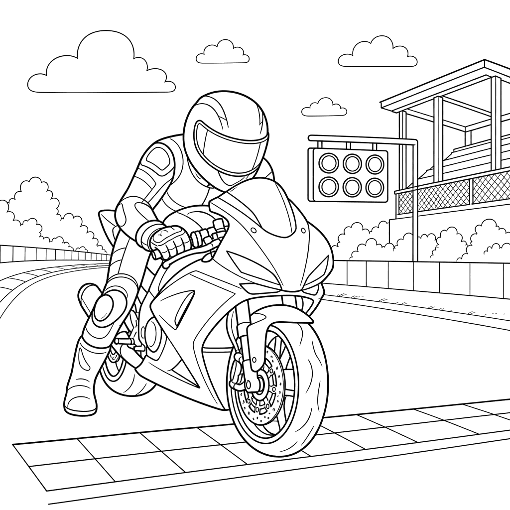 Moto de course