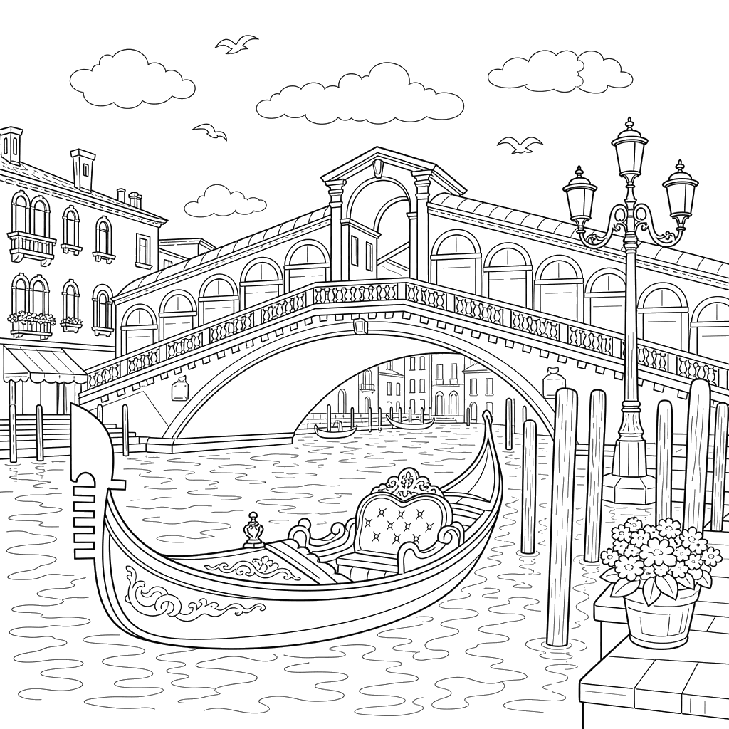 Ponte de Rialto em Veneza
