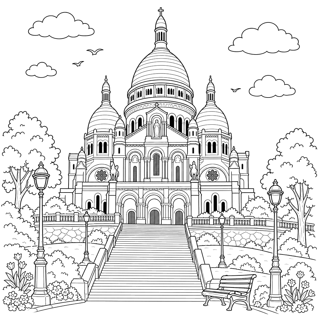 Basílica de Sacré-Cœur na França